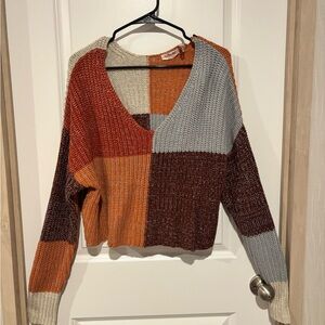 Willow Multicolor V-Neck Sweater